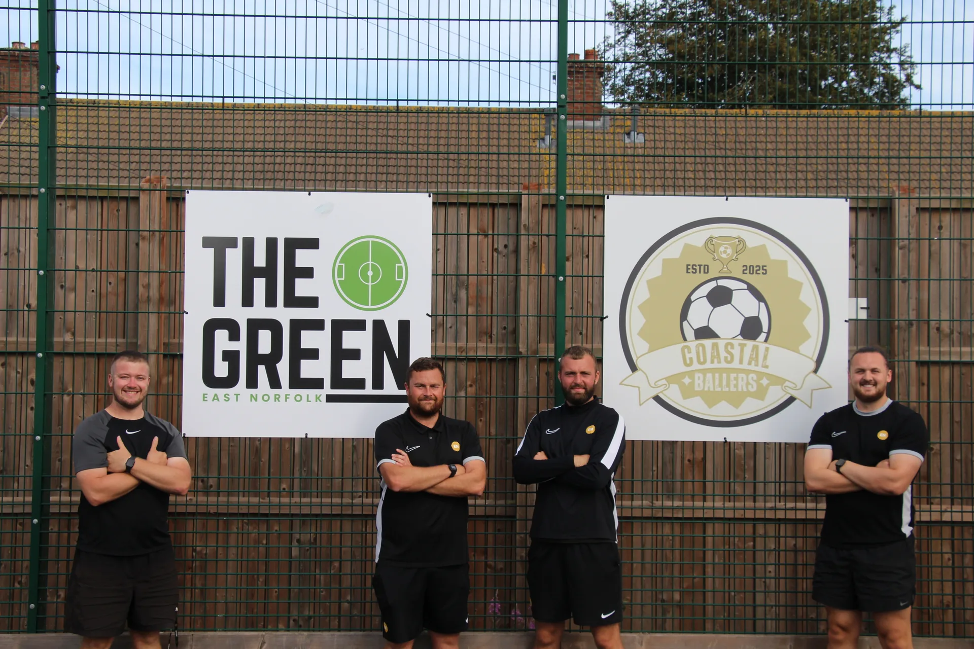 Four Coastal Ballers coaches at The Green